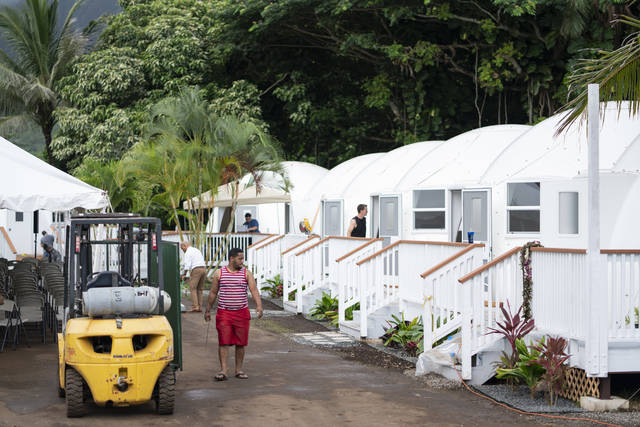 Church debuts domes to shelter homeless women and children