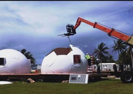 Church sees cheap, igloo-like domes as answer to homelessness