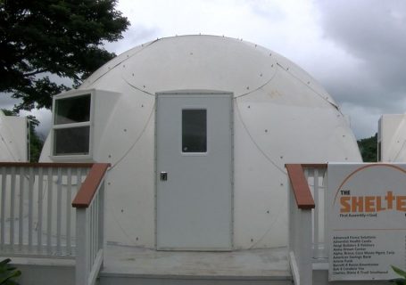 Kaneohe church’s igloo-like dome shelters to house homeless families
